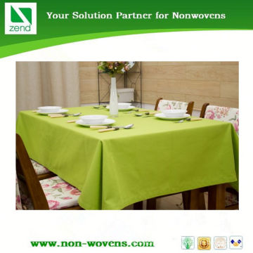 Disposable non-woven tablecloth flower tablecover in China supplier